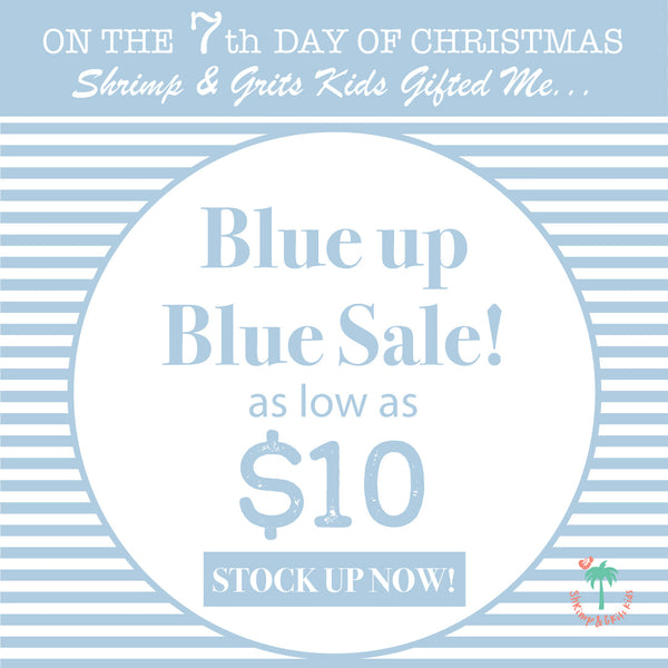 blue sale - 12 Days of Christmas day 7