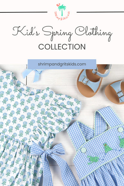 Kids Spring 2024 Clothing Collection pinterest pin