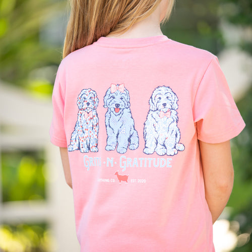 Blue Dog Girl's Graphic T Shirt
