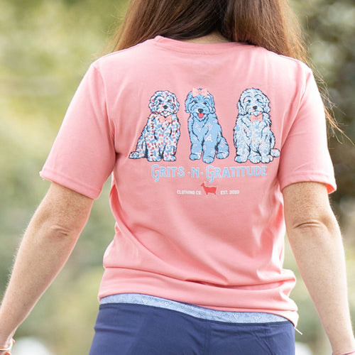 Blue Dog Women's Graphic T Shirt