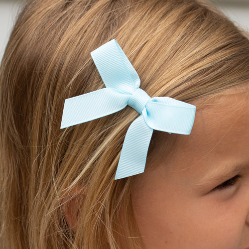 Light Blue Bitty Bow