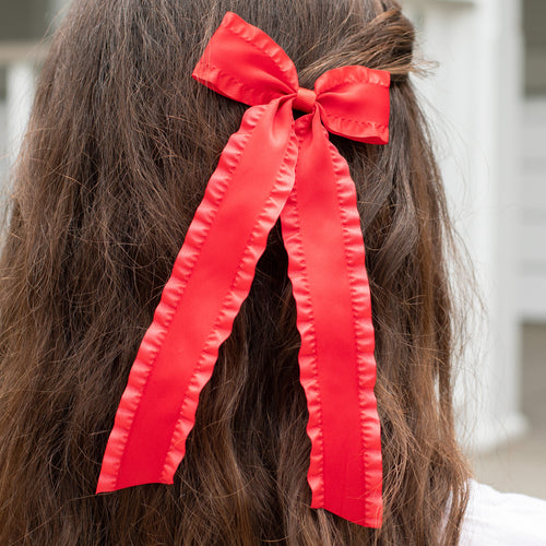 Red Curly Bow