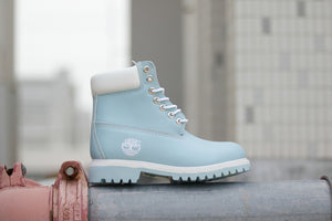 sky blue timbs