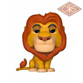 FLOCKED Funko POP! SIMBA LION KING #547 - Special Edition (NEW) MCM
