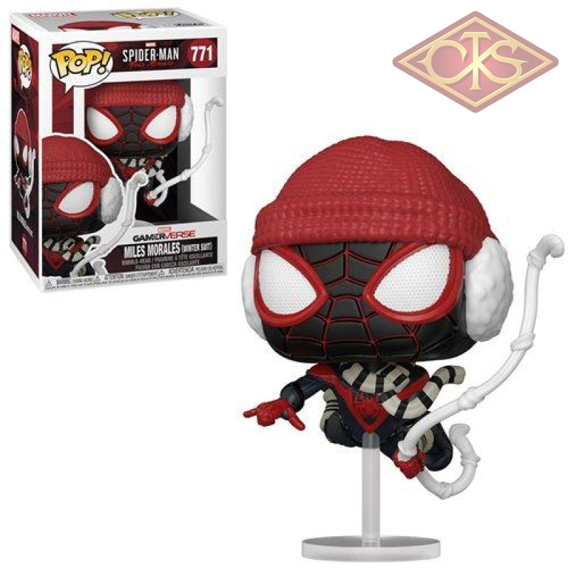 Funko POP! Games - Spider-Man (Miles Morales) - Winter Suit (771)| The Kid  Collector Shop