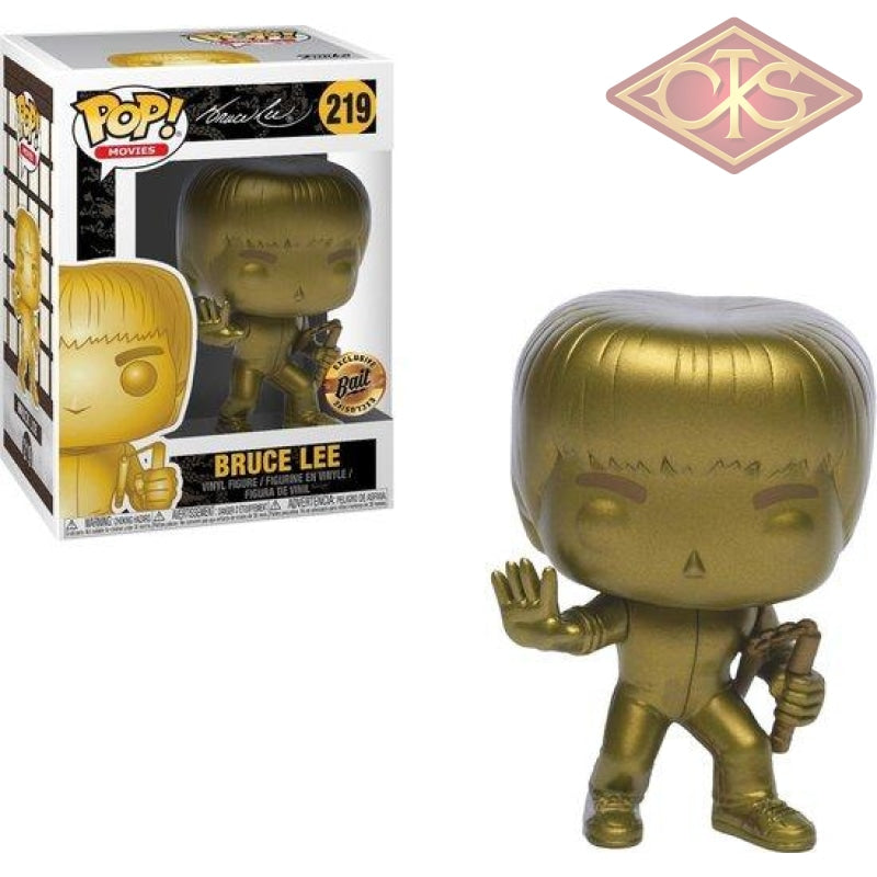 Funko POP! Movies - Bruce Lee - Bruce Lee (Game of Death) (Gold) (219)| The  Kid Collector Shop