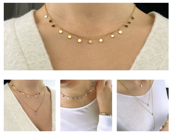 Schmuck ketten layering