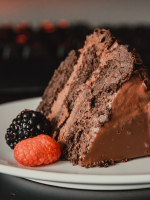 Chocolate Cake with Berries