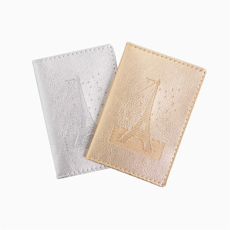 Les Parisettes Gold and Silver Paris Eiffel Tower Card Cases