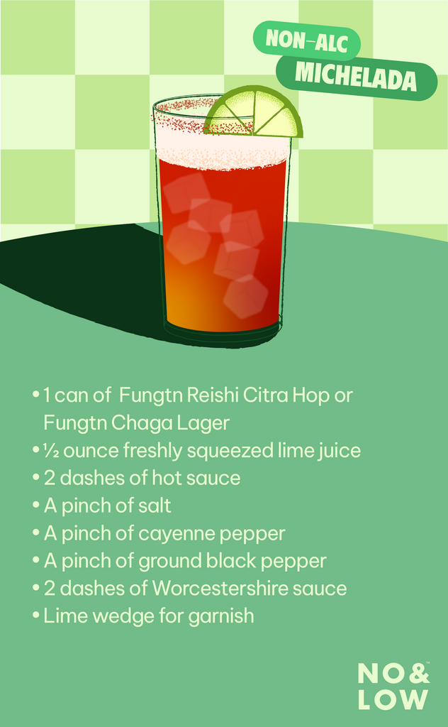 Non-alcoholic Michelada cocktail recipe