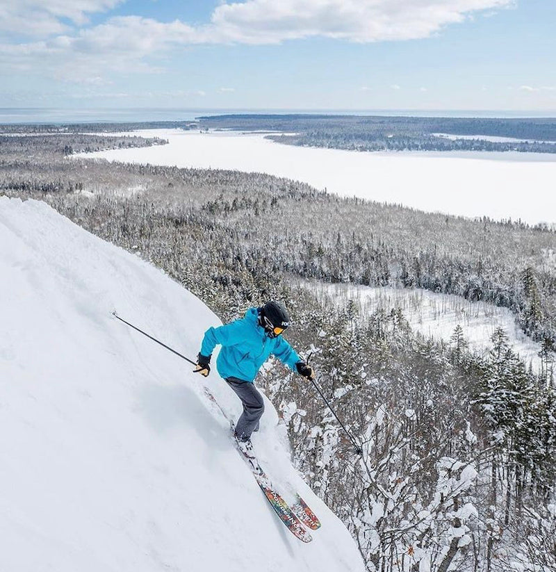 Downhill skiing in Michigan's Keweenaw Peninsula