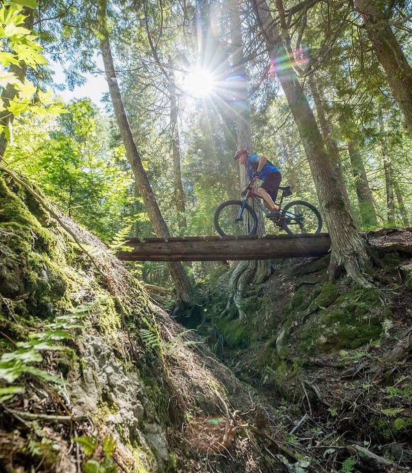 Mountain biking at Copper Harbor Trails Keweenaw Peninsula