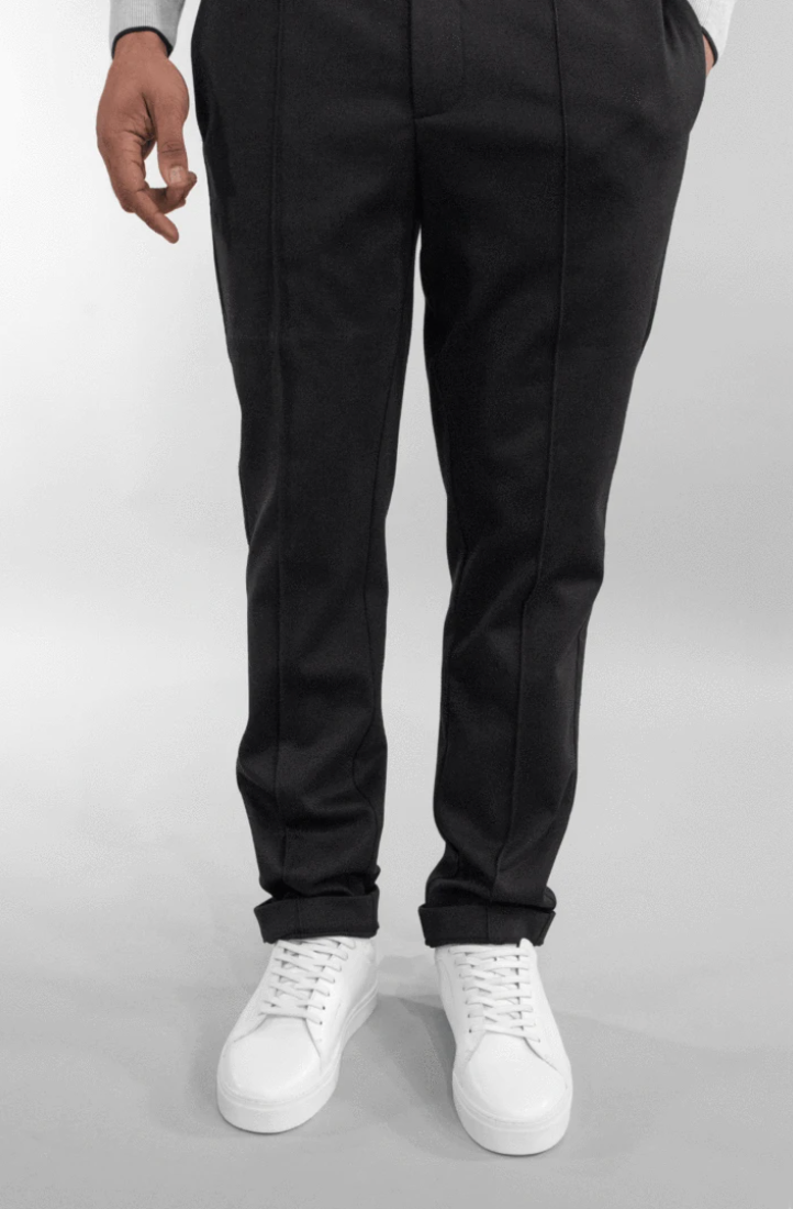 House of Cavani Comfort, style and perfect for business Relax Pants BLACK