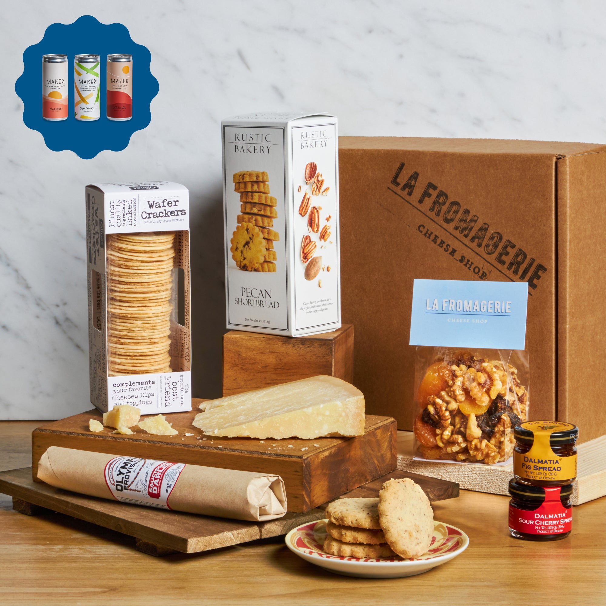 Shisler's Cheese House Deluxe Gift Box - Best Gift Basket Online