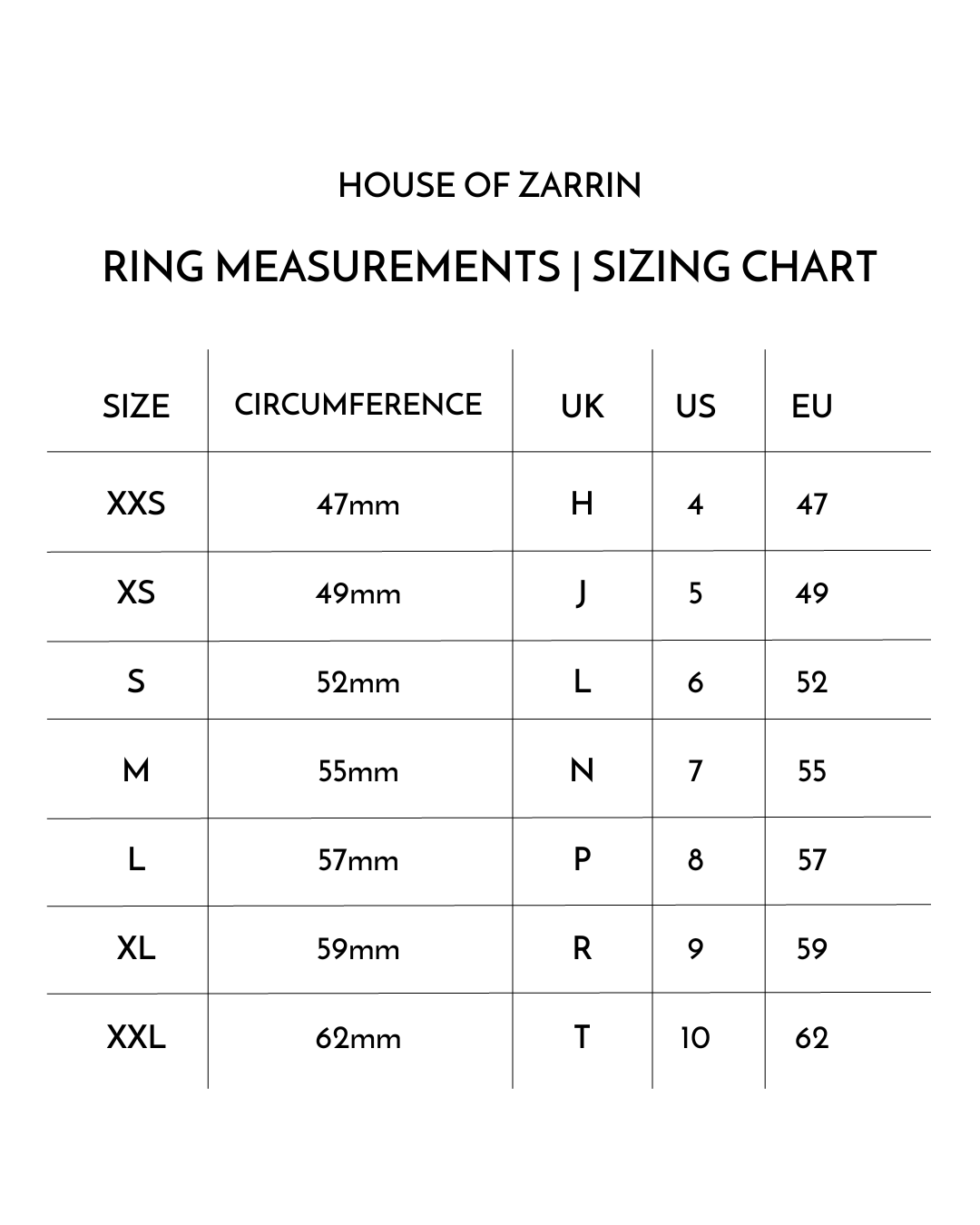 Ring Sizing - How to Find Your Ring Size