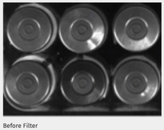 Product before MidOpt BP660 Bandpass Filter is applied