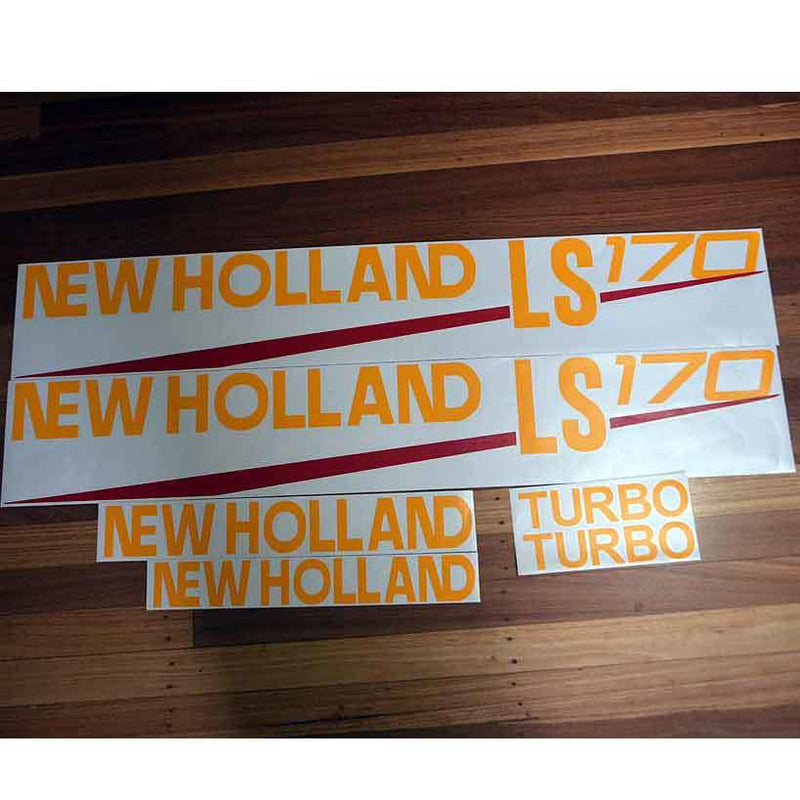 New Holland LS170 Skid Steer Loader Repro Decal Set Sticker Kit – AceDecals