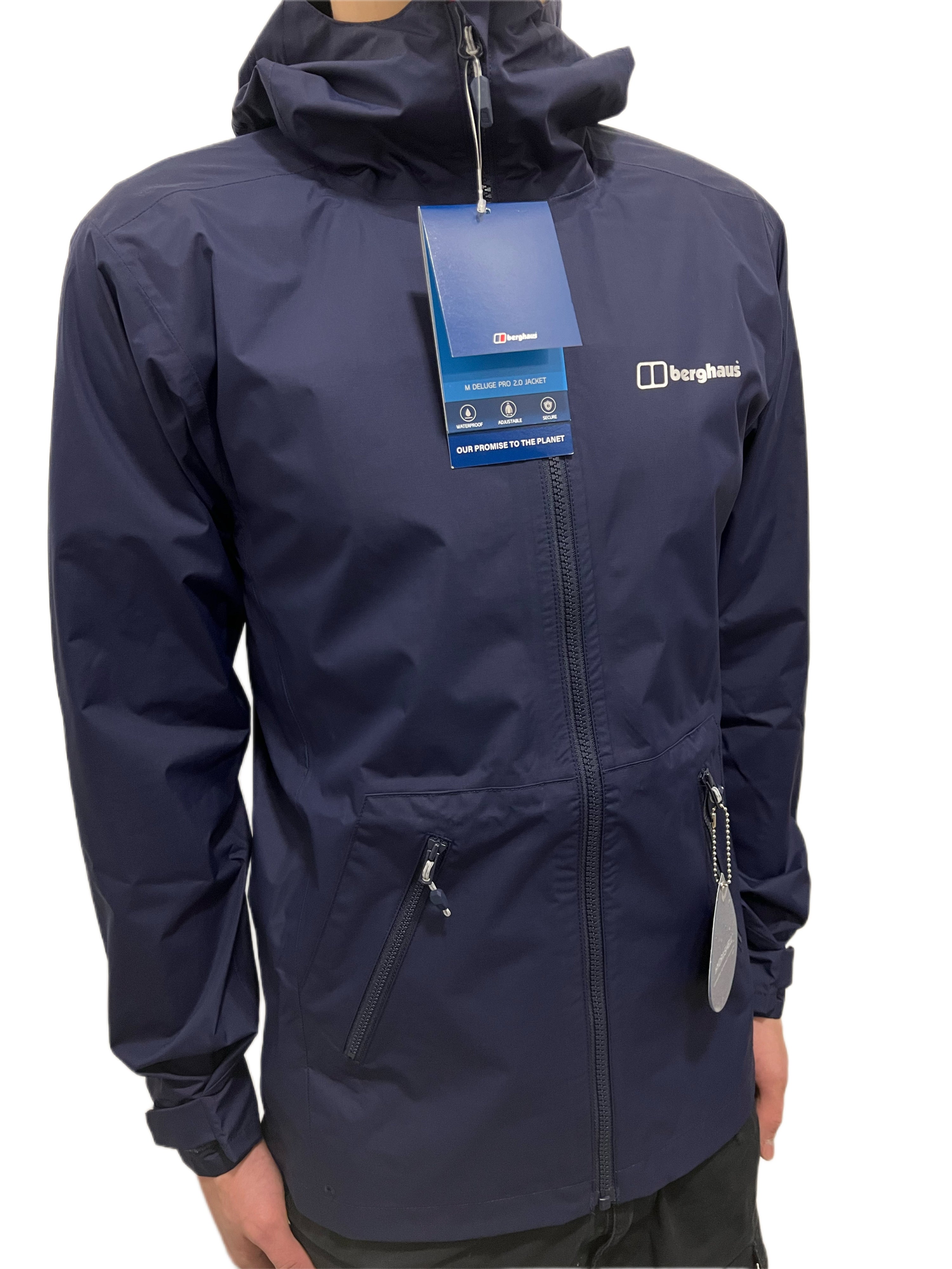 Berghaus Deluge Pro 2.0 Shell Jacket - Navy – Chevron Clothing
