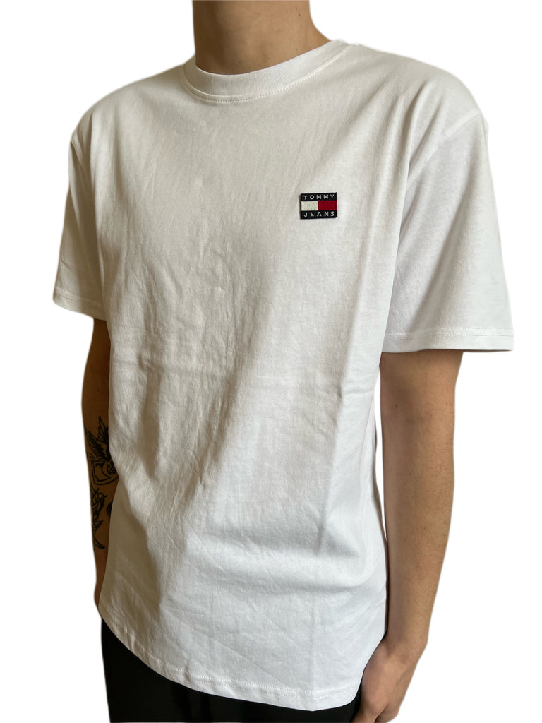 Tommy Jeans XS Badge Classic Clothing – - Beige Tee Chevron