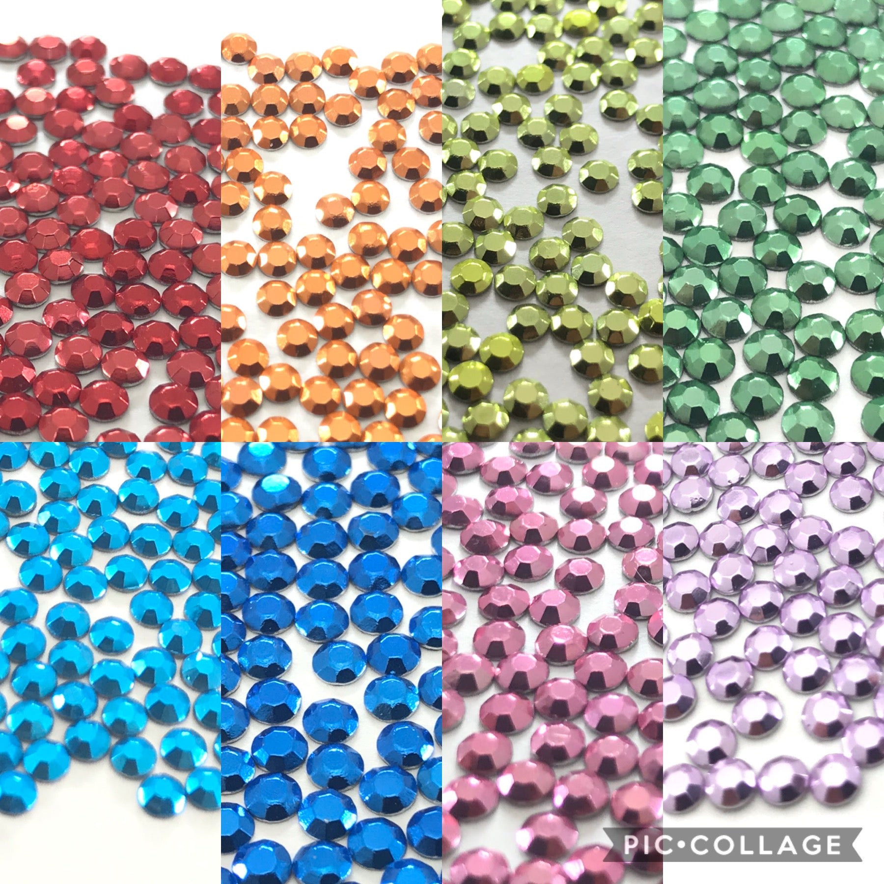 Glass Rhinestones 3mm Hot Fix Color Crystal AB 1000 pieces - Patchwork  Panda Trims