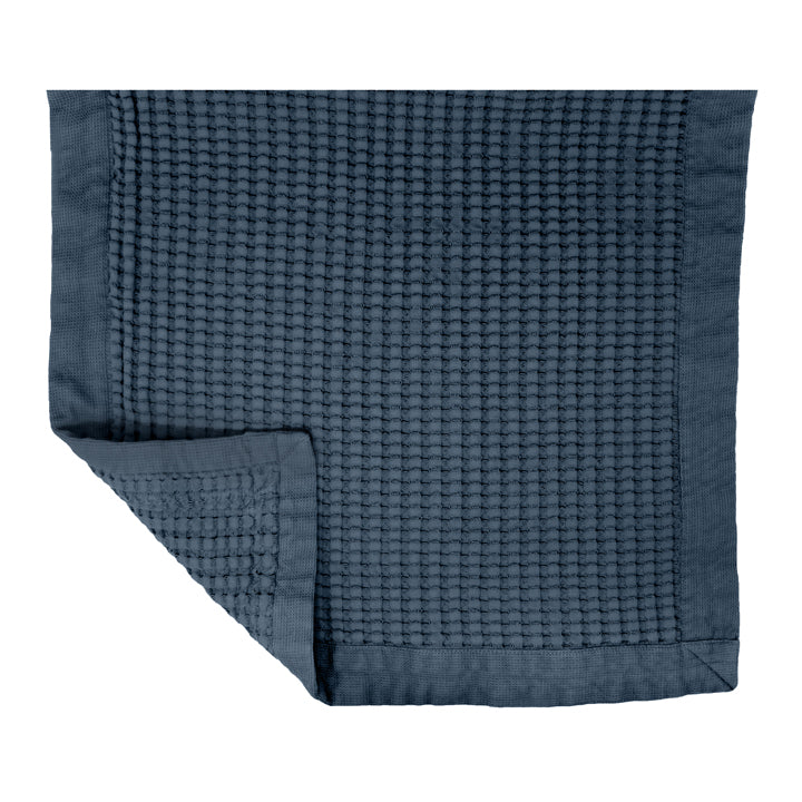 Gilden Tree 100% Natural Cotton Lattice Waffle Weave Hand Towel (Midnight Blue)