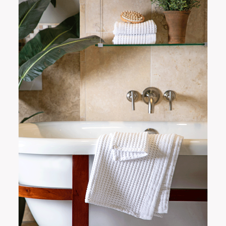 Waffle Weave Hand Towel – The Waxwing