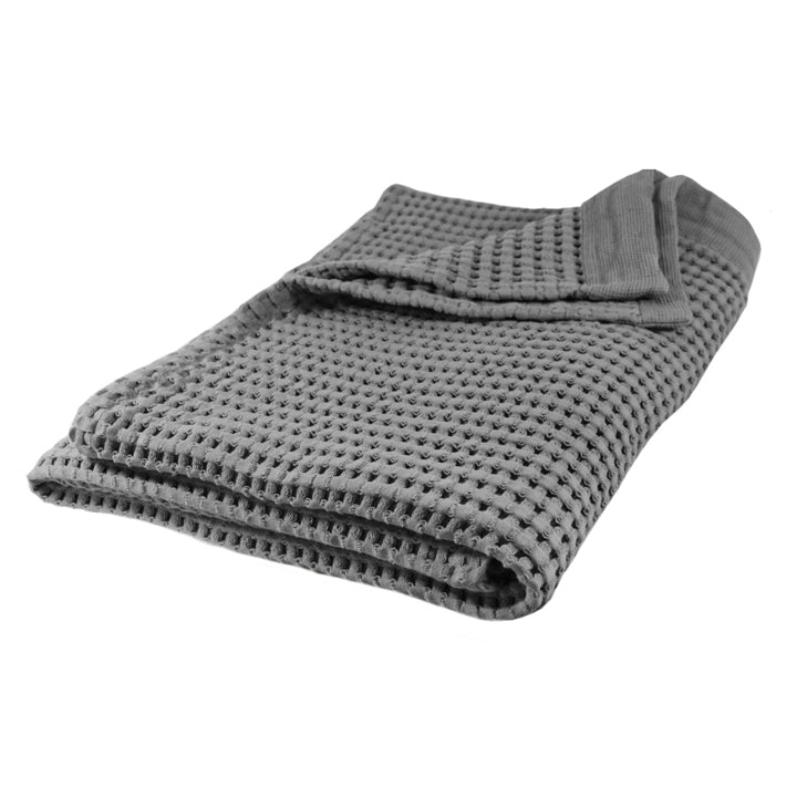 BATH TOWEL  WAFFLE WEAVE — MIDNIGHT KIN