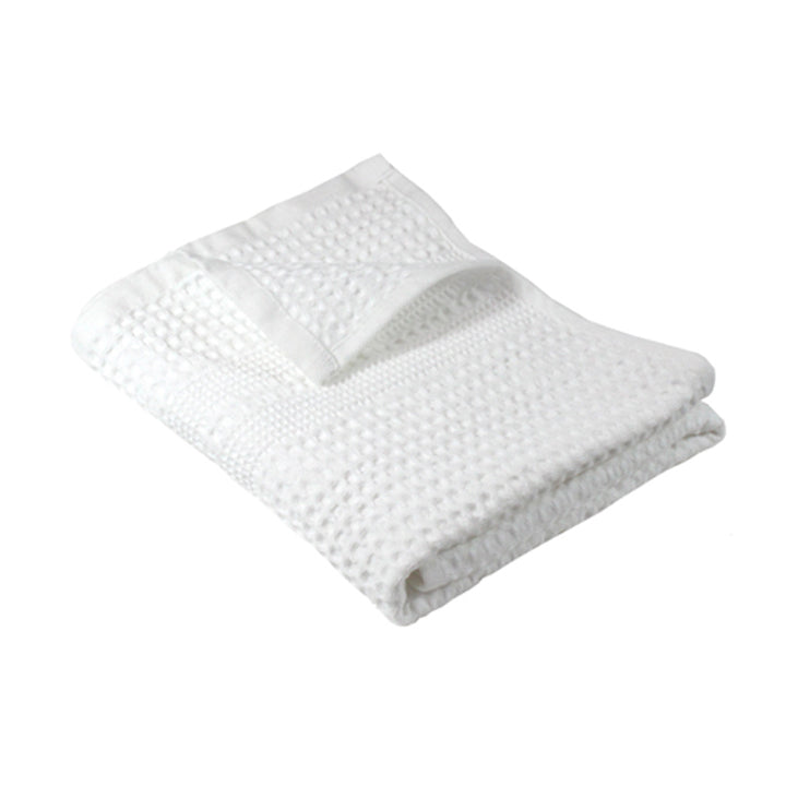 GILDEN TREE Waffle Towel Quick Dry Thin Exfoliating, 4 Pack Washcloths for  Face Body, Classic Style (White)