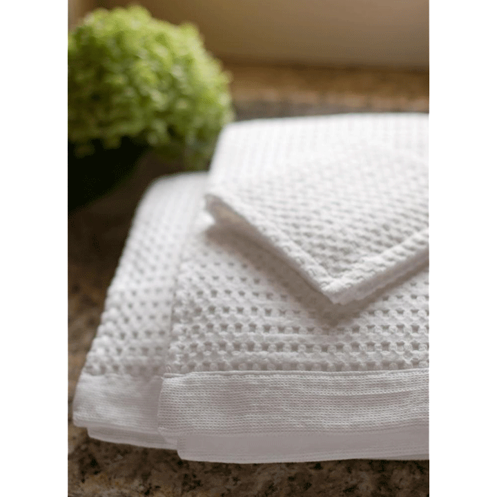 Gilden Tree | Waffle Bath Towels | Sage Grey Hand Towel