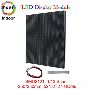 M-ID4.81 P4.81 Rental Sereis LED Module,Full RGB 4.81mm Pixel Pitch LED Display Tile in 250*250mm with 2704 dots, 1/13 Scan, 800 Nitsfor indoor Display