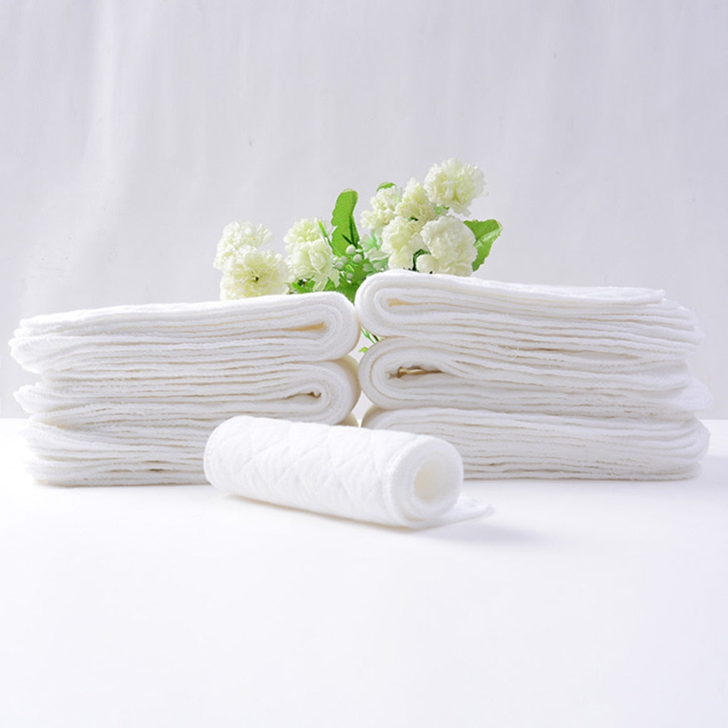 Bleyja 10pcs Reusable Baby Diapers Cloth Diaper Inserts Set
