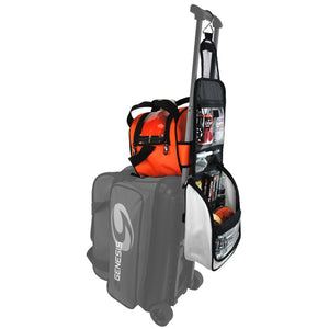 Genesis® Sport™ Accessory Bag on a Roller Bag with an Add-On Ball Bag