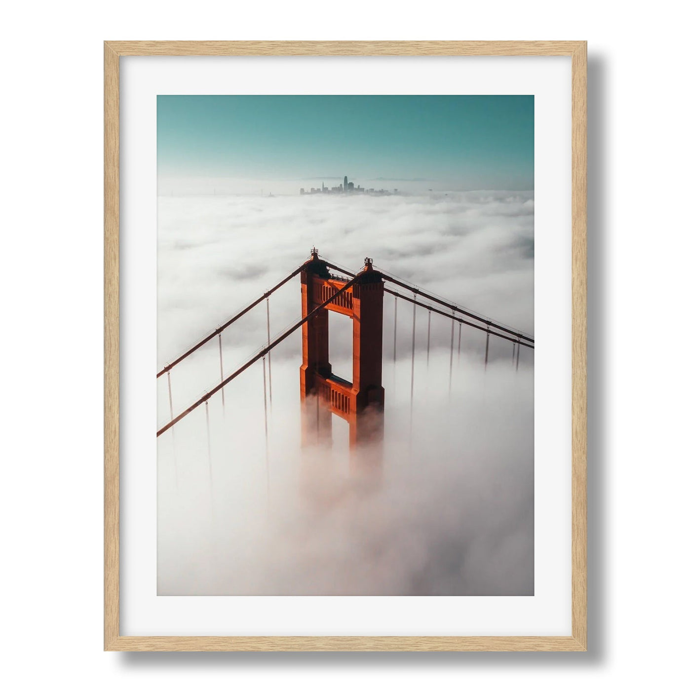 golden gate bridge frame