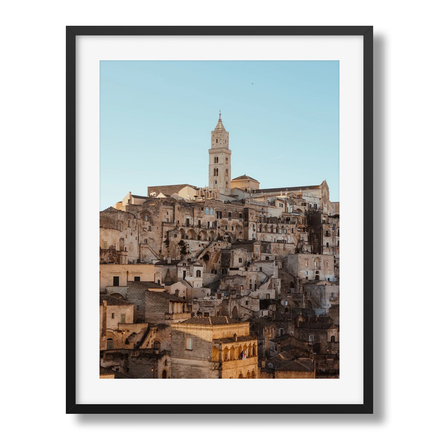 | Old Matera Italy Framed Print Art Town Wall