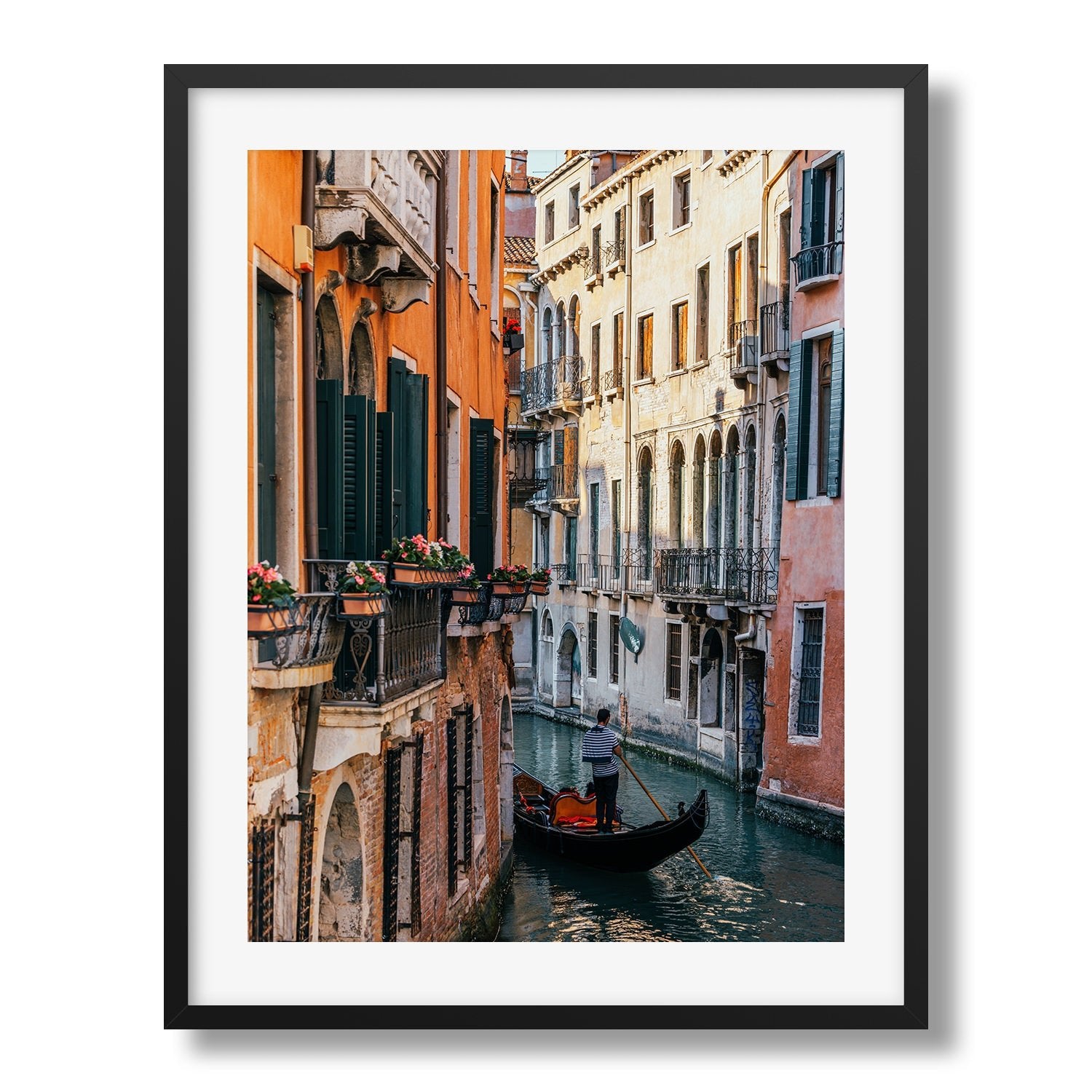 Venice Street Framed Print Italy Wall Art Print