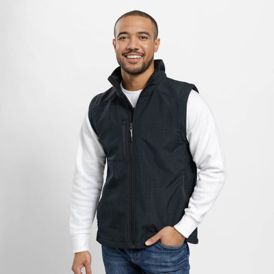 Zusa Men's Midtown Fleece Vest  Eco-Friendly Fleece Vests for Men