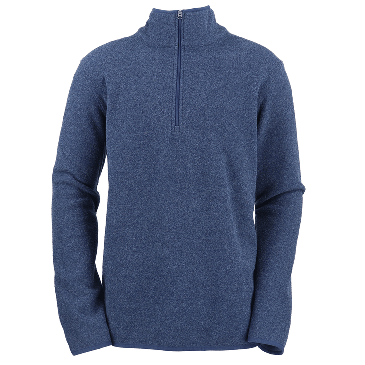 Keluargaberbisnis: Navy Blue Fleece Quarter Zip