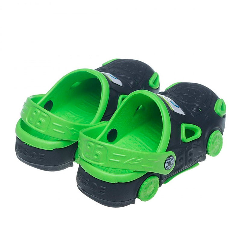 Sandalia Negro con Verde para Niño tipo Crocs Carrito – Mercado de  Importaciones
