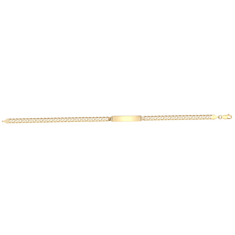 9ct White Gold Diamond Infinity Bar  Belcher Link Bracelet  Prouds
