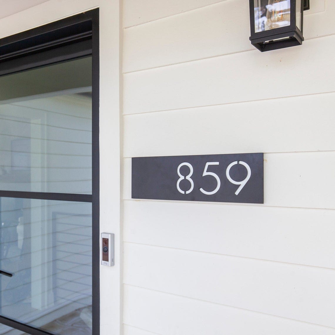 Raw Metal House Address Numbers - Individual Numbers for House or Business