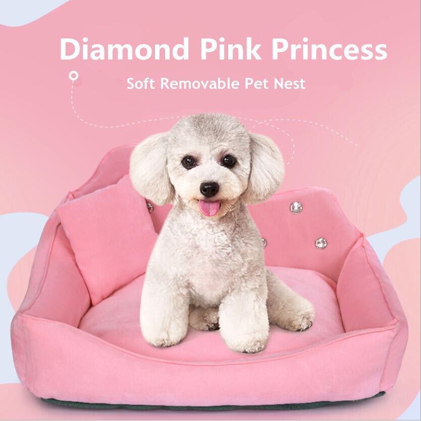 medianoche bufanda presidente Princess Pet Nest-cama antideslizante antihumedad para mascotas, cojín