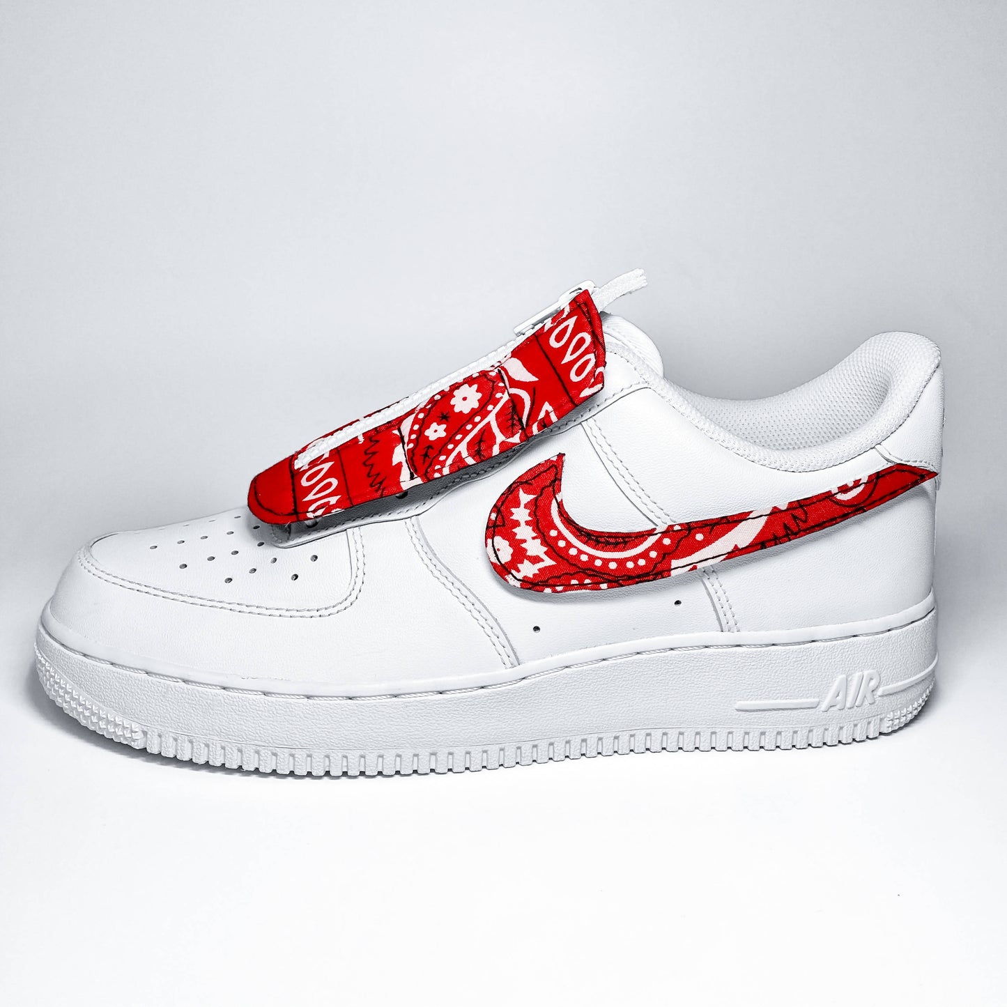 red bandanna air force ones