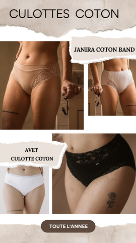 culotte confort en coton avet janira