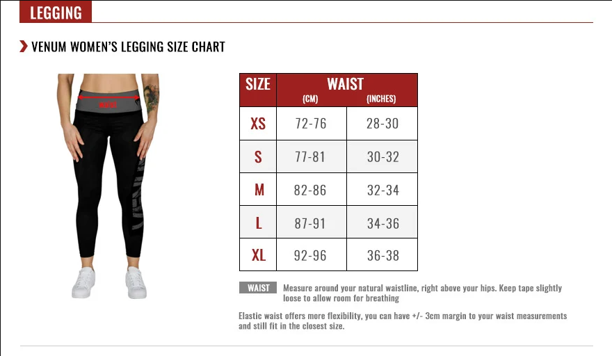 Size Charts - Venum