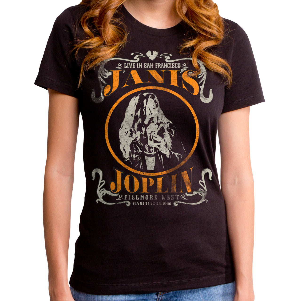 Janis Joplin Live Women's T-Shirt