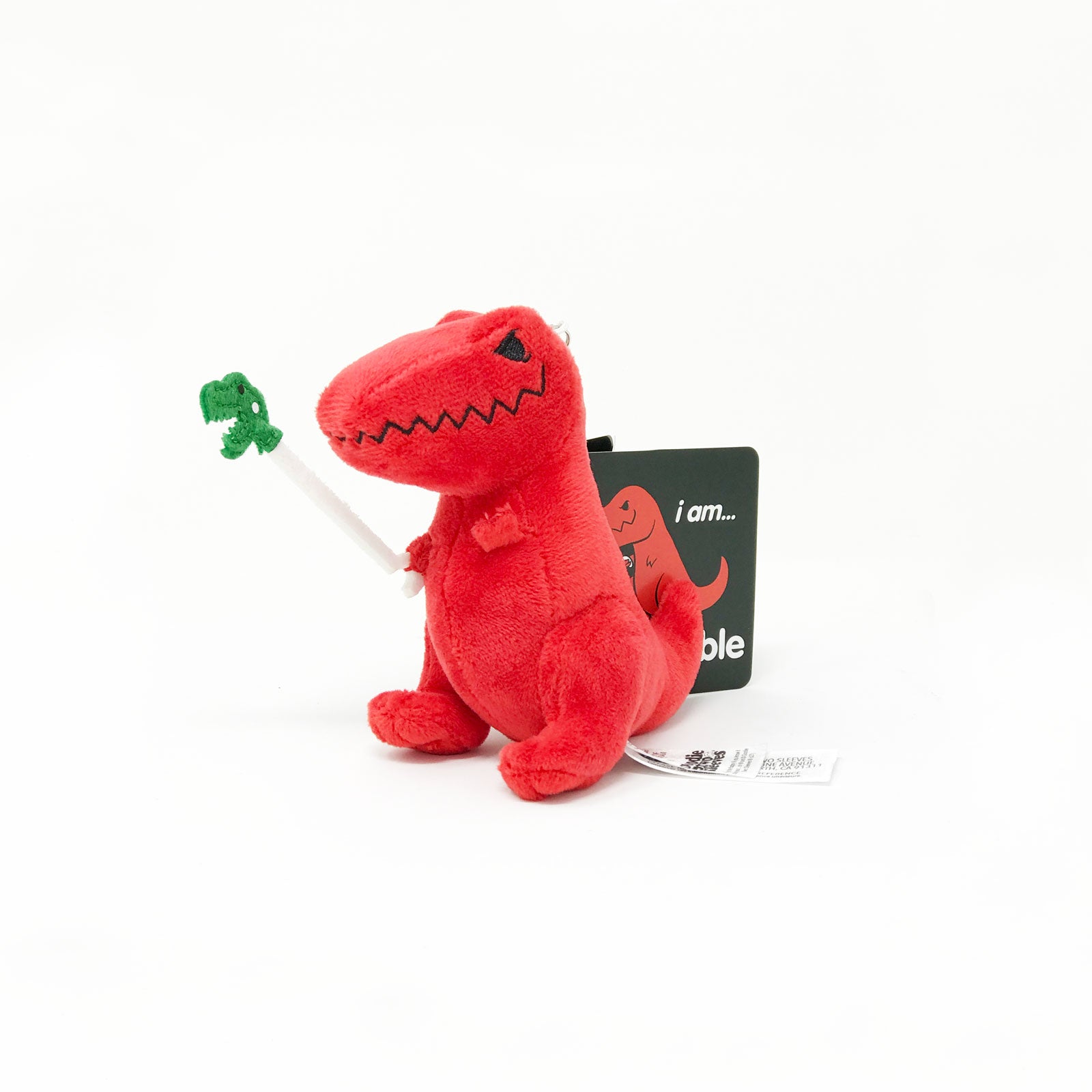 Unstoppable Dino Mini Plush Keychain