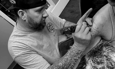 Ink Defense Proteam artist Larry McDaniel