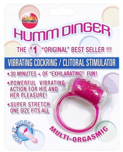 Humm Dinger Vibrating Penis Ring Clitoral Stiimulator