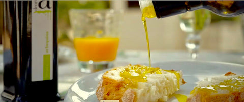 Olivenöl und Brot
