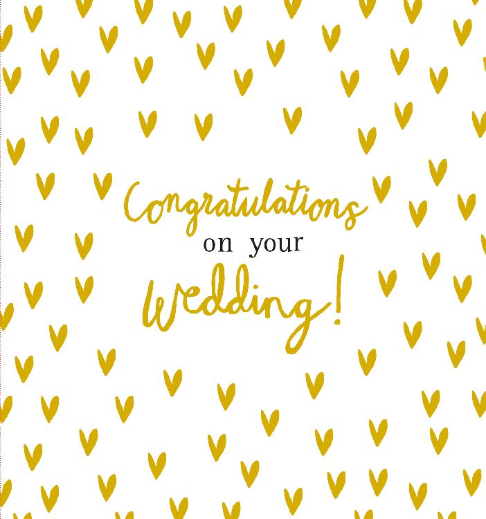 Caroline Gardner Congratulations On Your Wedding Postmark